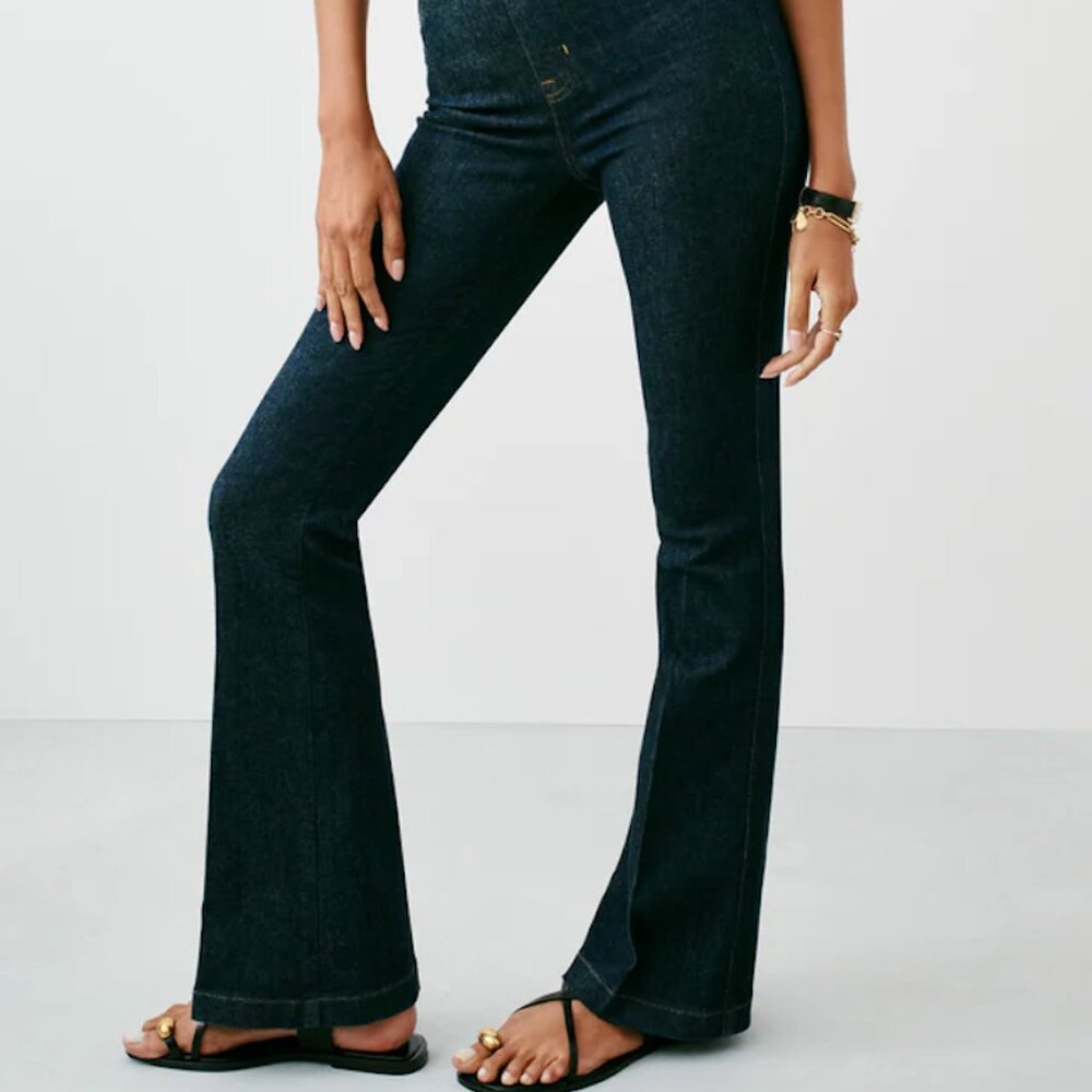SPANXshape™ Original EveryWear Flare Jeans | Raw Indigo